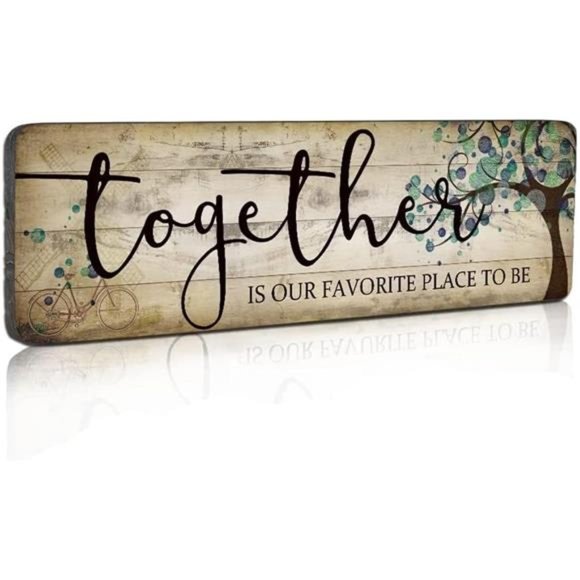 Family Wall Art Decor Inspirational Quotes Wall Hanging Sign - Picture 1 of 5